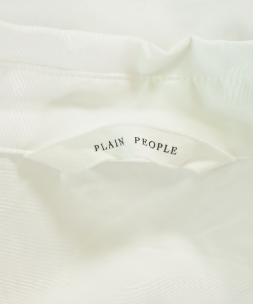 PLAIN PEOPLE（プレインピープル）カジュアルシャツ 白 サイズ:9(F) レディース/2200706512038