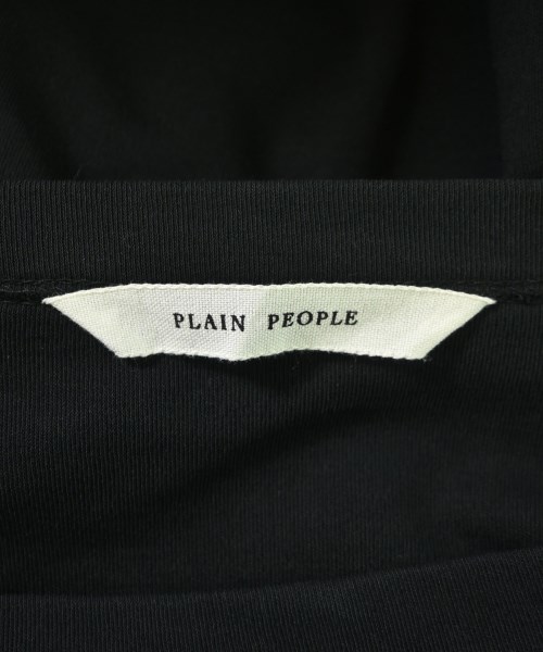 PLAIN PEOPLE（プレインピープル）Tシャツ・カットソー 黒 サイズ:4(L位) レディース/2200701920050