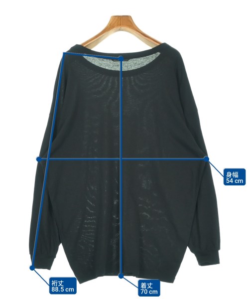 PLAIN PEOPLE（プレインピープル）Tシャツ・カットソー 黒 サイズ:4(L位) レディース/2200701920050