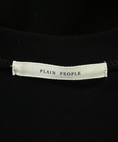 PLAIN PEOPLE（プレインピープル）Tシャツ・カットソー 黒 サイズ:9(F) レディース/2200701920081