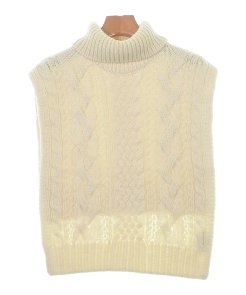 PLAIN PEOPLE(プレインピープル)ベスト/ノースリーブ 白 サイズ:9(F)/2200657633035