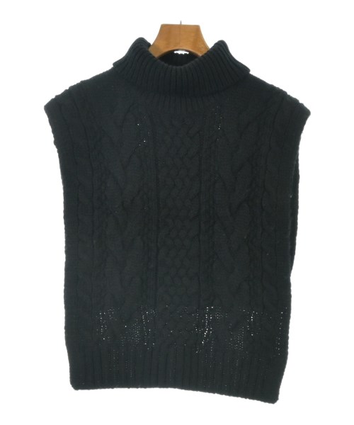 PLAIN PEOPLE(プレインピープル)ベスト/ノースリーブ 黒 サイズ:9(F)/2200657633042