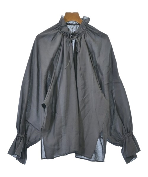 PLAIN PEOPLE(プレインピープル)ブラウス グレー サイズ:9(M位)/2200665703034