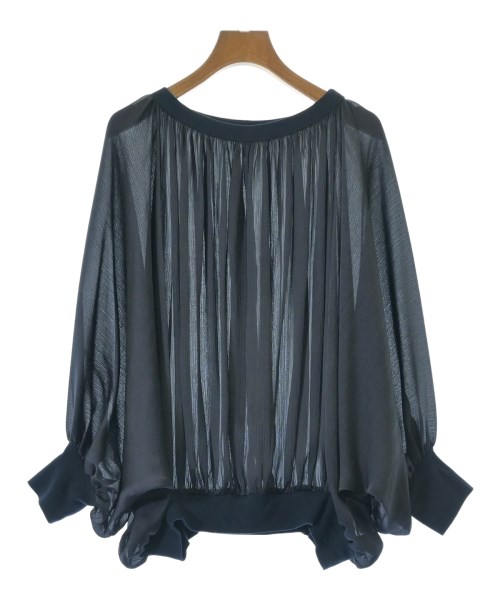 PLAIN PEOPLE(プレインピープル)ブラウス 紺 サイズ:9(M位)/2200665703041