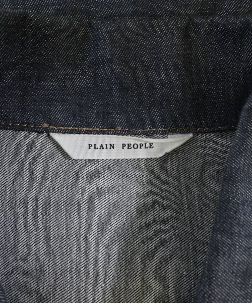 PLAIN PEOPLE（プレインピープル）デニムジャケット 紺 サイズ:2(S位) レディース/2200667531017