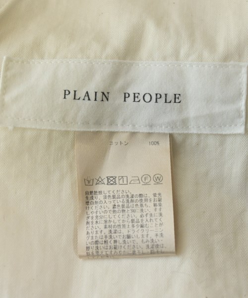 PLAIN PEOPLE（プレインピープル）チノパン 白 サイズ:2(S位) レディース/2200662994091