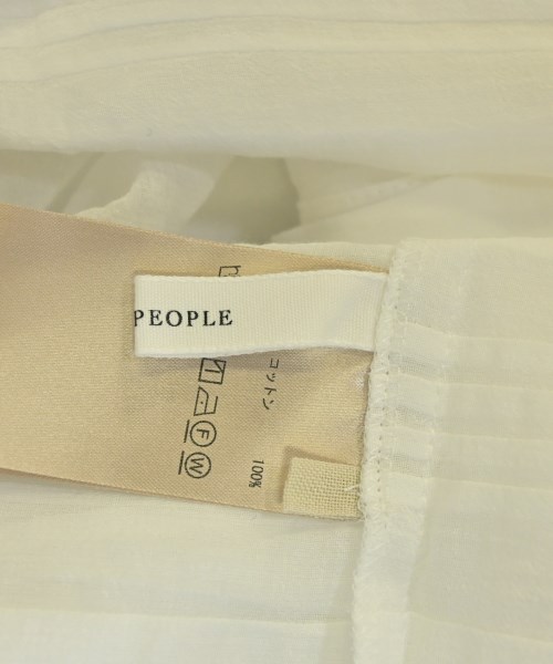 PLAIN PEOPLE（プレインピープル）ブラウス 白 サイズ:9(F) レディース/2200726326066