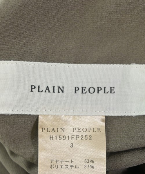 PLAIN PEOPLE（プレインピープル）その他 カーキ サイズ:3(M位) レディース/2200720047073