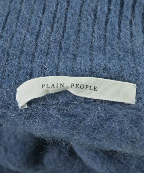 PLAIN PEOPLE（プレインピープル）ニット・セーター 青 サイズ:9(F) レディース/2200722609019