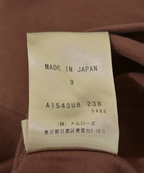 PLAIN PEOPLE（プレインピープル）Tシャツ・カットソー 茶 サイズ:9(F) レディース/2200719812040