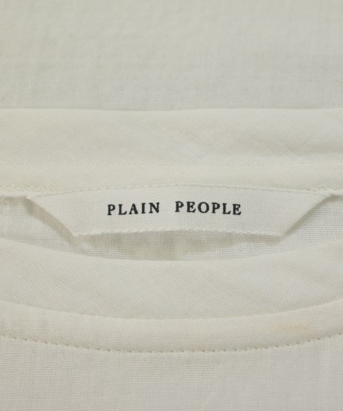 PLAIN PEOPLE（プレインピープル）ブラウス 白 サイズ:9(F) レディース/2200683219067