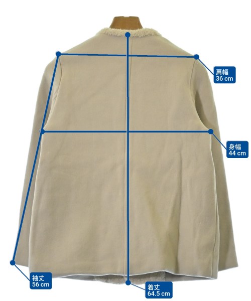 Porter des boutons（ポルテデブトン）ダッフルコート ベージュ サイズ:-(S位) レディース/2200617864073