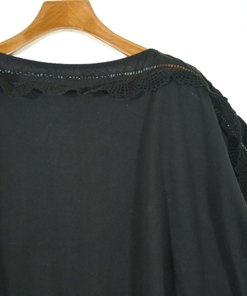 Porter des boutons（ポルテデブトン）Tシャツ・カットソー 黒 サイズ:F レディース/2200711890206