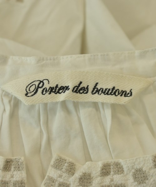 Porter des boutons（ポルテデブトン）ブラウス 白 サイズ:F レディース/2200723835073