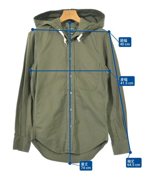 GITMANBROS（ギットマンブラザーズ）カジュアルシャツ カーキ サイズ:XS メンズ/2200528121043