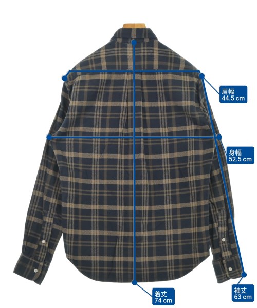 GITMANBROS（ギットマンブラザーズ）カジュアルシャツ 紺 サイズ:S メンズ/2200532037156