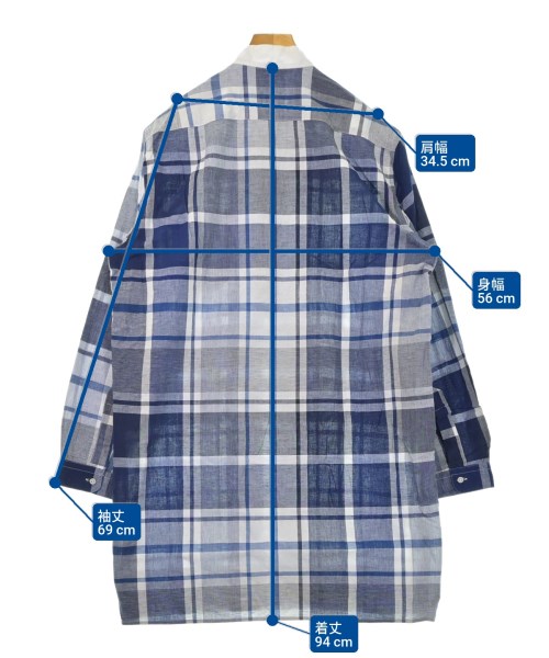 GITMANBROS（ギットマンブラザーズ）カジュアルシャツ 青 サイズ:M メンズ/2200619916060