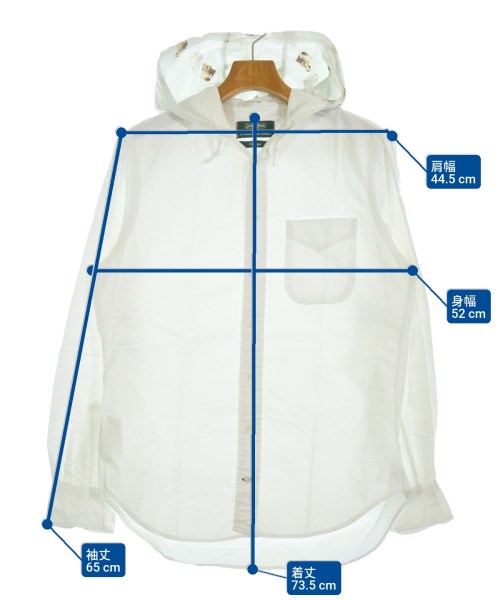 GITMANBROS（ギットマンブラザーズ）カジュアルシャツ 白 サイズ:M メンズ/2200613136136