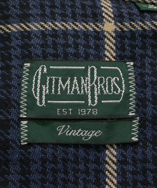 GITMANBROS（ギットマンブラザーズ）カジュアルシャツ 紺 サイズ:M メンズ/2200614003147