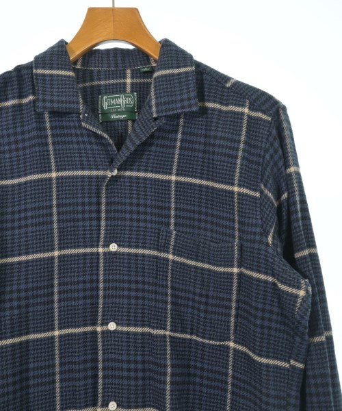 GITMANBROS（ギットマンブラザーズ）カジュアルシャツ 紺 サイズ:M メンズ/2200614003147