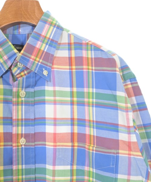 GITMANBROS（ギットマンブラザーズ）カジュアルシャツ 青 サイズ:L メンズ/2200617751205