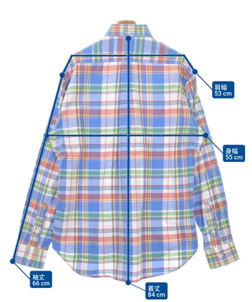 GITMANBROS（ギットマンブラザーズ）カジュアルシャツ 青 サイズ:L メンズ/2200617751205