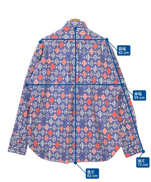 GITMANBROS（ギットマンブラザーズ）カジュアルシャツ 青 サイズ:XL メンズ/2200617751212