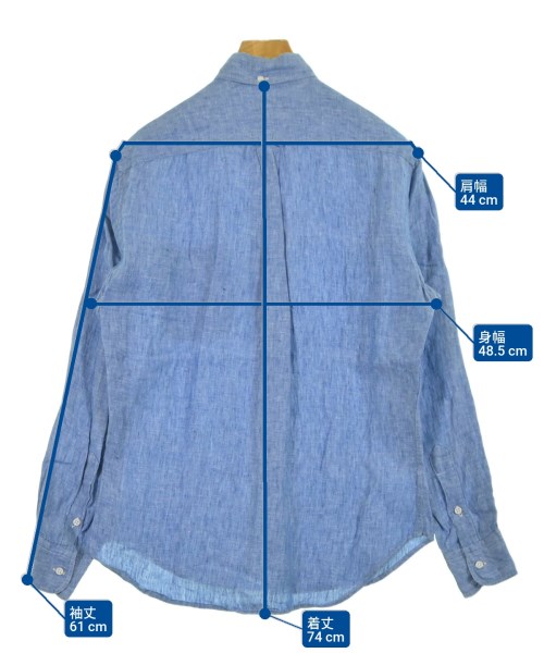 GITMANBROS（ギットマンブラザーズ）カジュアルシャツ 青 サイズ:S メンズ/2200620866118