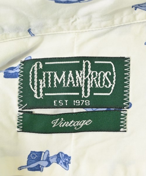 GITMANBROS（ギットマンブラザーズ）カジュアルシャツ 白 サイズ:14?(XS位) メンズ/2200692276501