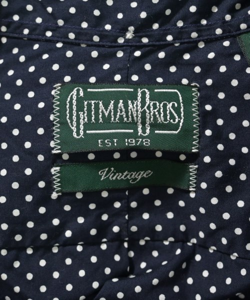 GITMANBROS（ギットマンブラザーズ）カジュアルシャツ 紺 サイズ:M メンズ/2200698376052