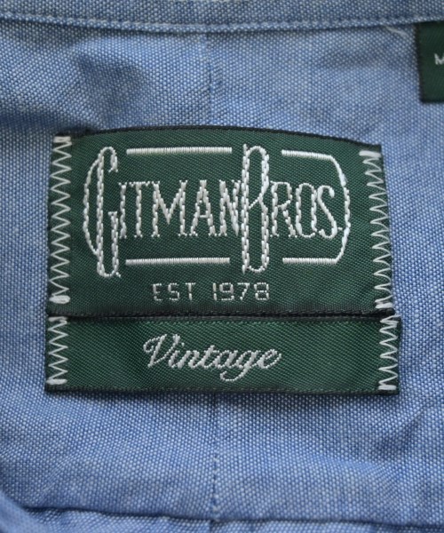 GITMANBROS（ギットマンブラザーズ）カジュアルシャツ 青 サイズ:L メンズ/2200643224179