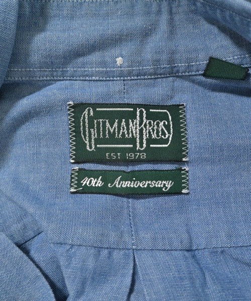 GITMANBROS（ギットマンブラザーズ）カジュアルシャツ 青 サイズ:S メンズ/2200641292095