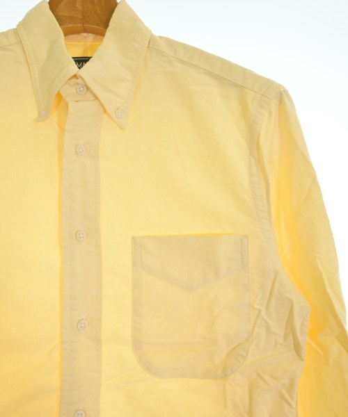 GITMANBROS（ギットマンブラザーズ）カジュアルシャツ 黄 サイズ:S メンズ/2200651236263