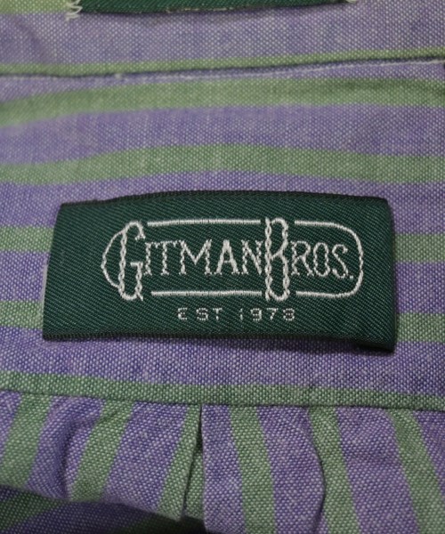 GITMANBROS（ギットマンブラザーズ）カジュアルシャツ 紫 サイズ:M メンズ/2200717291151
