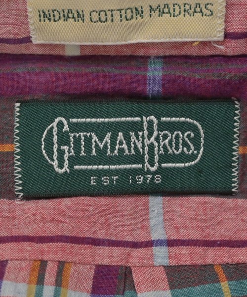 GITMANBROS（ギットマンブラザーズ）カジュアルシャツ ピンク サイズ:S メンズ/2200683257052