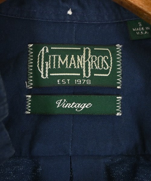 GITMANBROS（ギットマンブラザーズ）カジュアルシャツ 紺 サイズ:S メンズ/2200683785036