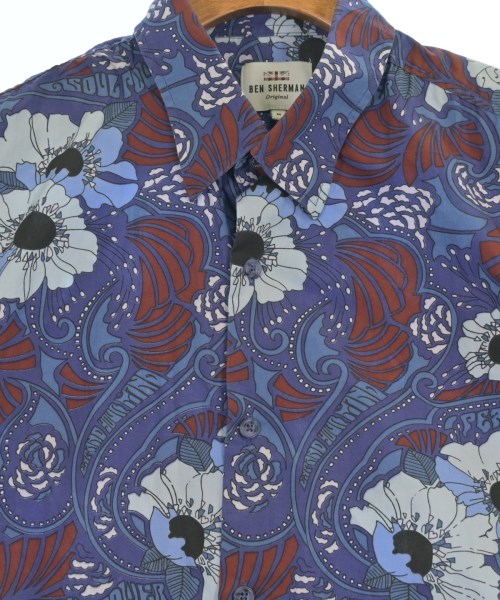 Ben Sherman（ベンシャーマン）カジュアルシャツ 青 サイズ:M メンズ/2200644033206