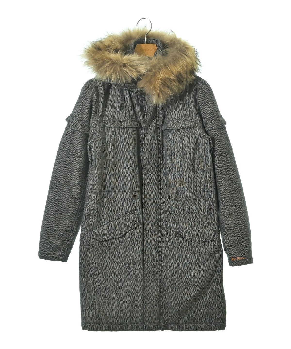 Ben Sherman（ベンシャーマン）モッズコート 黒 サイズ:M メンズ