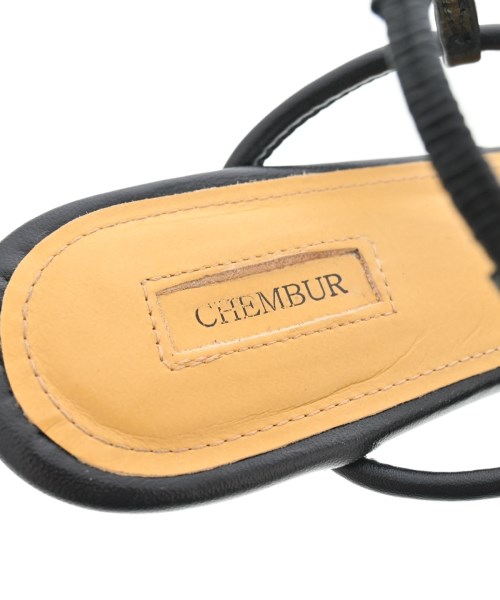 CHEMBUR（チェンバー）サンダル 黒 サイズ:EU36 1/2(23cm位) レディース/2200601244560