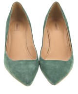 CHEMBUR（チェンバー）パンプス 緑 サイズ:EU35 1/2(22cm位) レディース/2200632502011