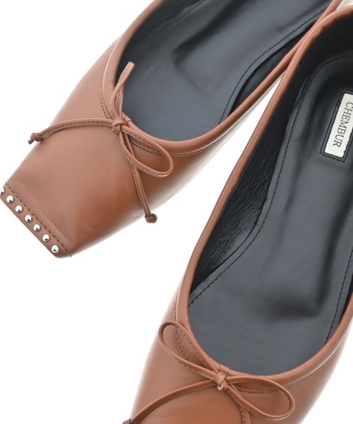CHEMBUR（チェンバー）バレエシューズ/オペラシューズ 茶 サイズ:EU37 1/2(24cm位) レディース/2200662984016