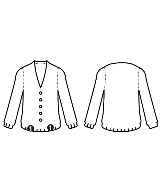 boussole（ブソル）カーディガン 白 サイズ:-(M位) レディース/2200633047023