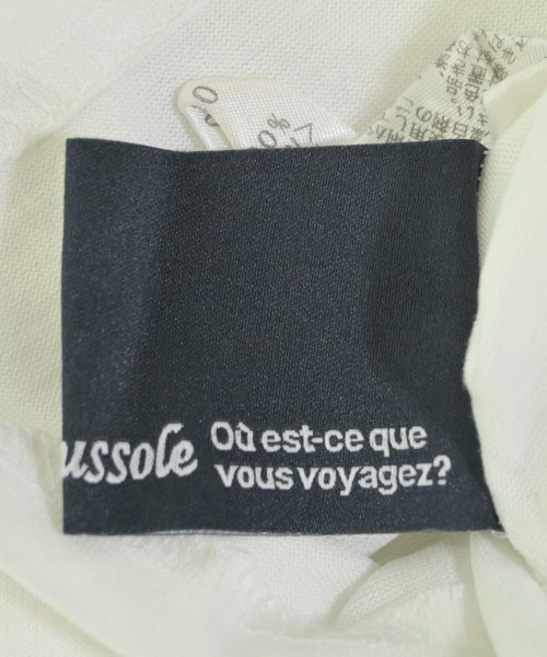 boussole（ブソル）Tシャツ・カットソー 白 サイズ:1(S位) レディース/2200633047030