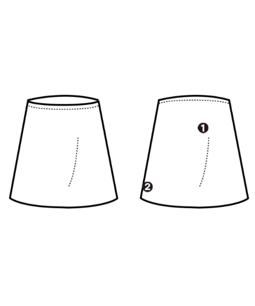 SOMARTA（ソマルタ）ロング・マキシ丈スカート 白 サイズ:1(S位) レディース/2200642664075