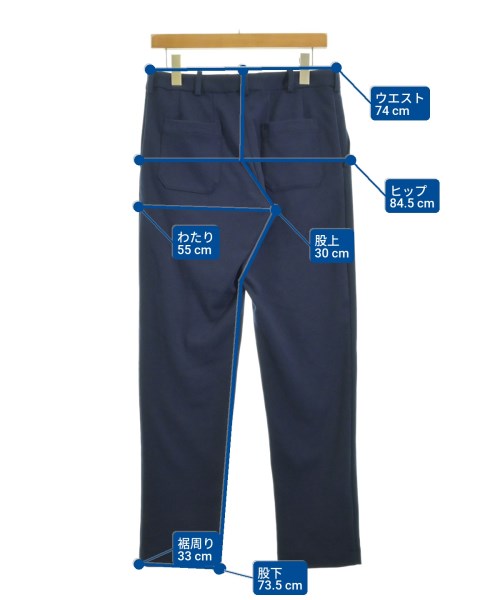 matohu（マトフ）スラックス 紺 サイズ:L メンズ/2200647543023