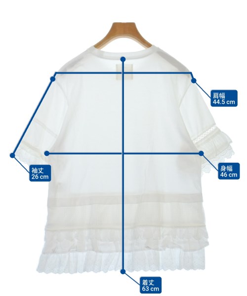 TORI-TO（トリト）Tシャツ・カットソー 白 サイズ:36(S位) レディース/2200609848050