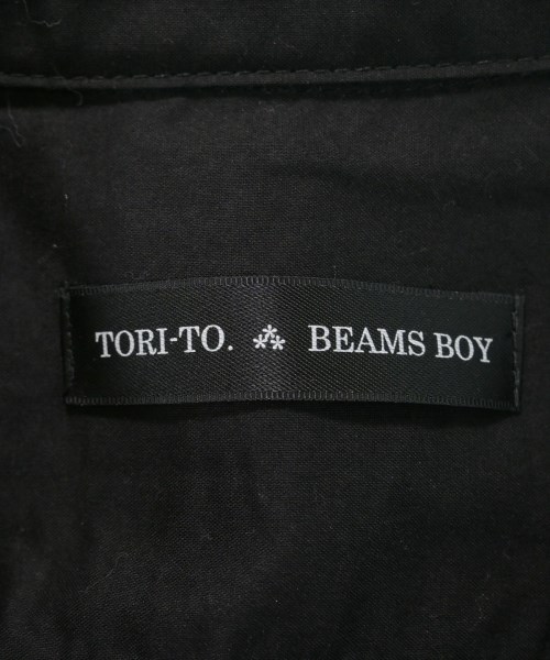 TORI-TO（トリト）シャツワンピース 黒 サイズ:36(S位) レディース/2200610061066
