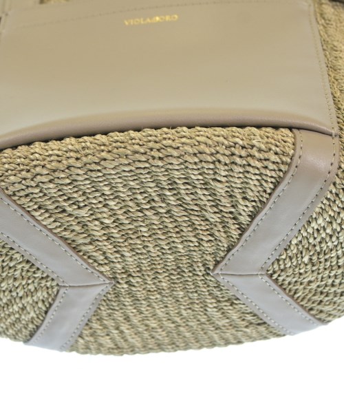 VIOLA d'ORO（ヴィオラドーロ）かごバッグ グレー サイズ:- レディース/2200613547208
