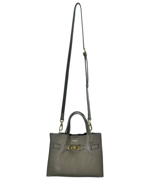 VIOLA d'ORO（ヴィオラドーロ）ハンドバッグ グレー サイズ:- レディース/2200702160028