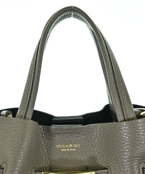VIOLA d'ORO（ヴィオラドーロ）ハンドバッグ グレー サイズ:- レディース/2200702160028